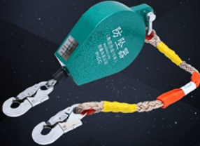 The fall arrester ensures the maintenance of power station equipment