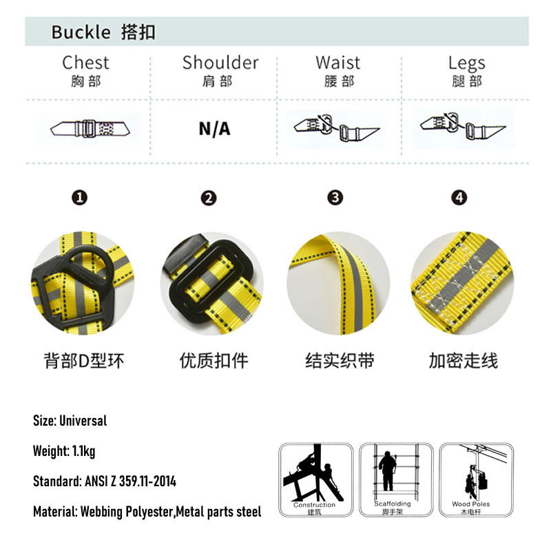 Protect Security Full Body Harnesses