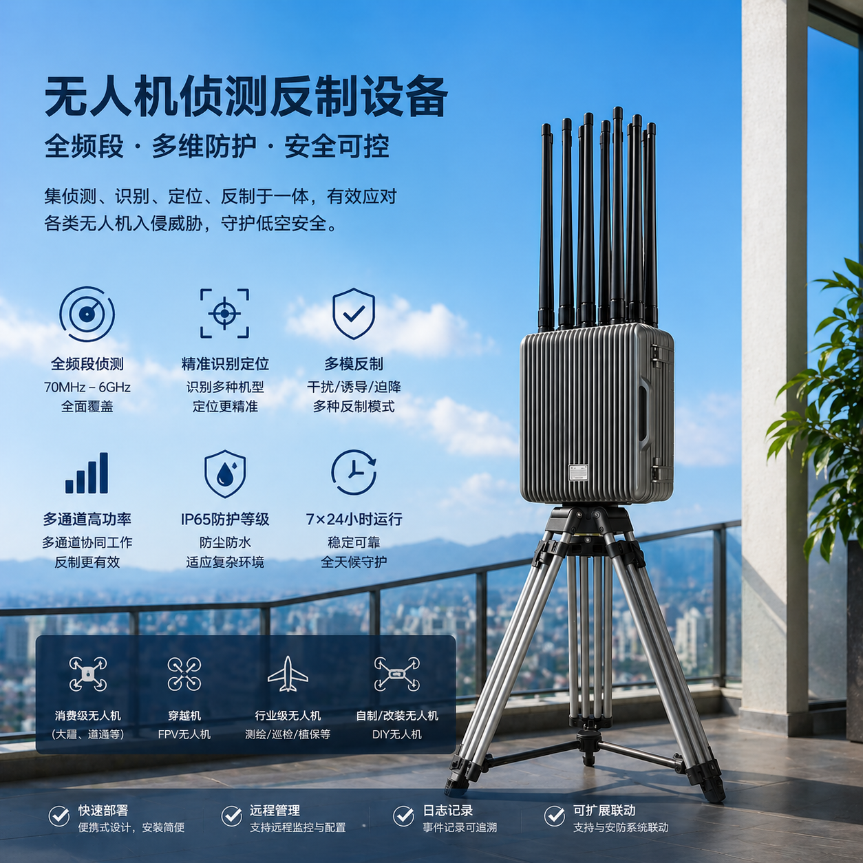 無人機偵測反制系統 無人機偵測反制系統